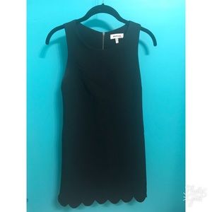 Black Scalloped Dress